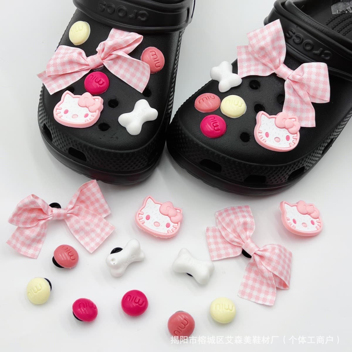 New Style DIY Accessories for Clogs, Shoe Charms, Cute 3D Decorations, Detachable Clips, Clog Decorations