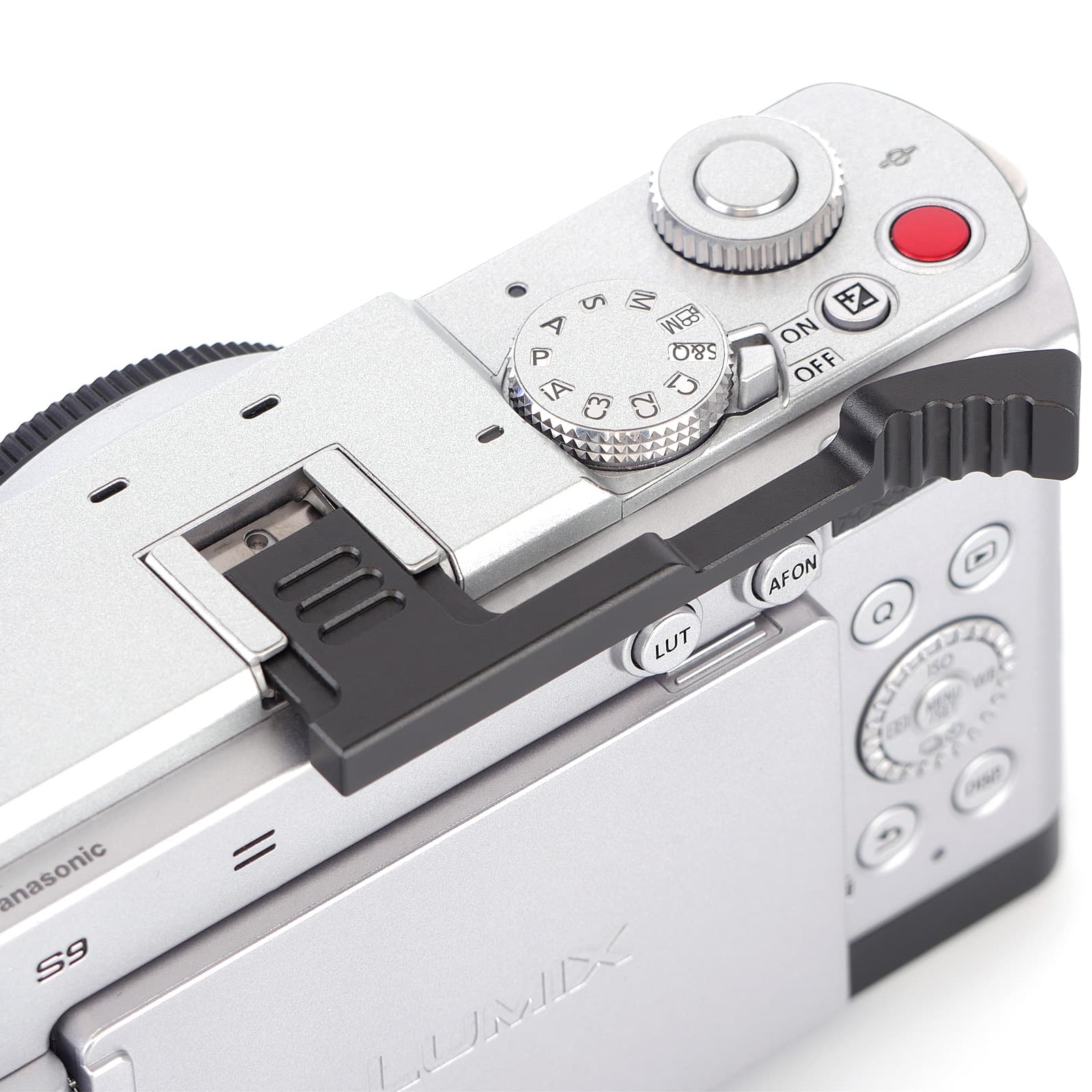 Zhongjie Panasonic S9 finger grip, S9 special finger grip, camera universal hot shoe finger grip