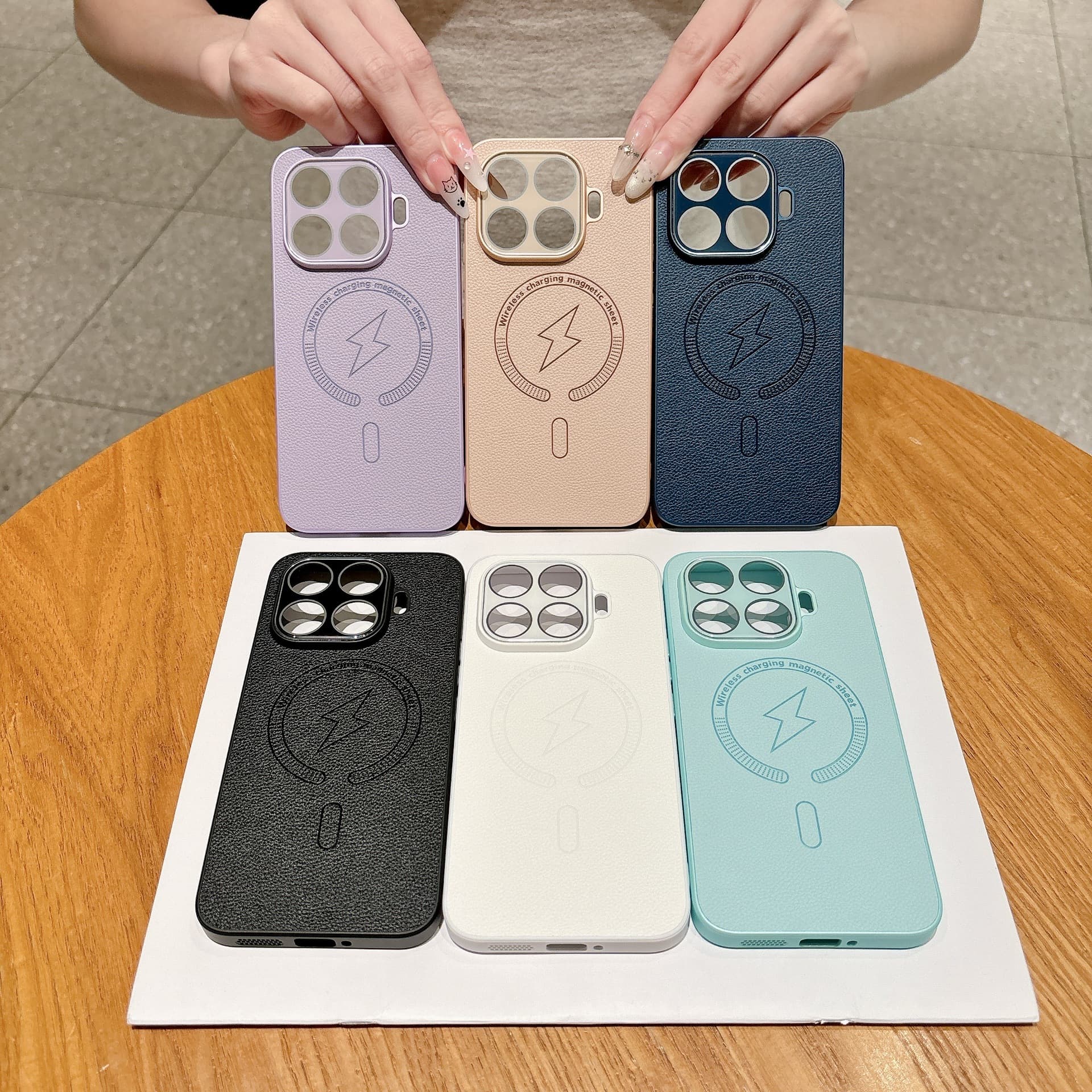Compatible with Xiaomi 17T Pro Phone Case, Xiaomi 17 Embossed Magnetic Minimalist Business Case with Built-in Lens Protector, Shockproof for Men and Women
