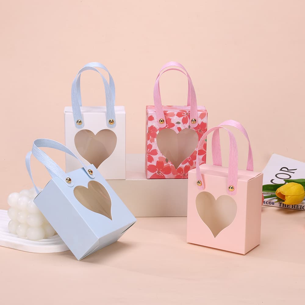 Foreign Trade Heart-Shaped Candy Boxes, High-End Wedding Gift Empty Boxes, Valentine's Day Portable Gift Boxes, Wedding Candy Boxes Manufacturer