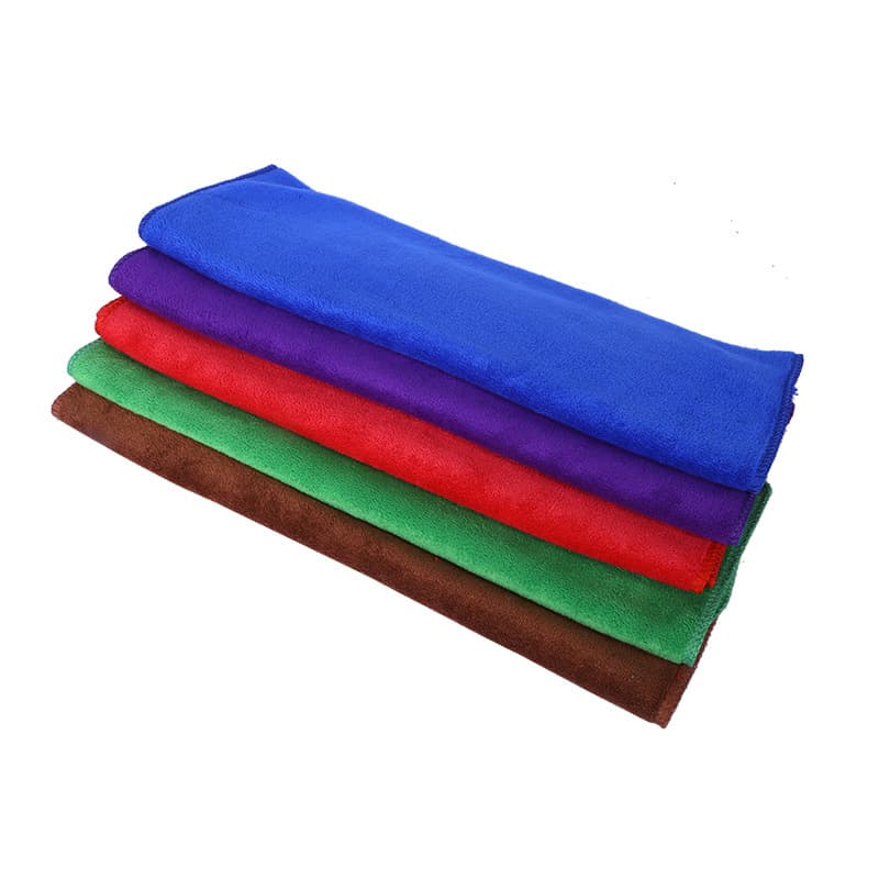 Thickened Microfiber Car Wash Towel, 40x60cm 420g Brushed Absorbent Cleaning Cloth