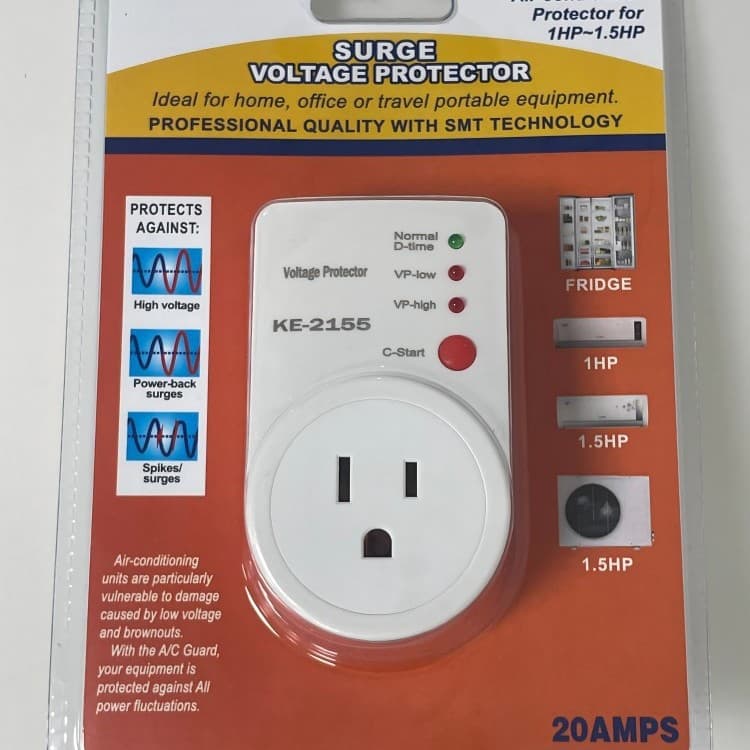 Export Factory Direct Supply 120V American Style North/South America Voltage Protector Fridge Refrigerator Protection Socket