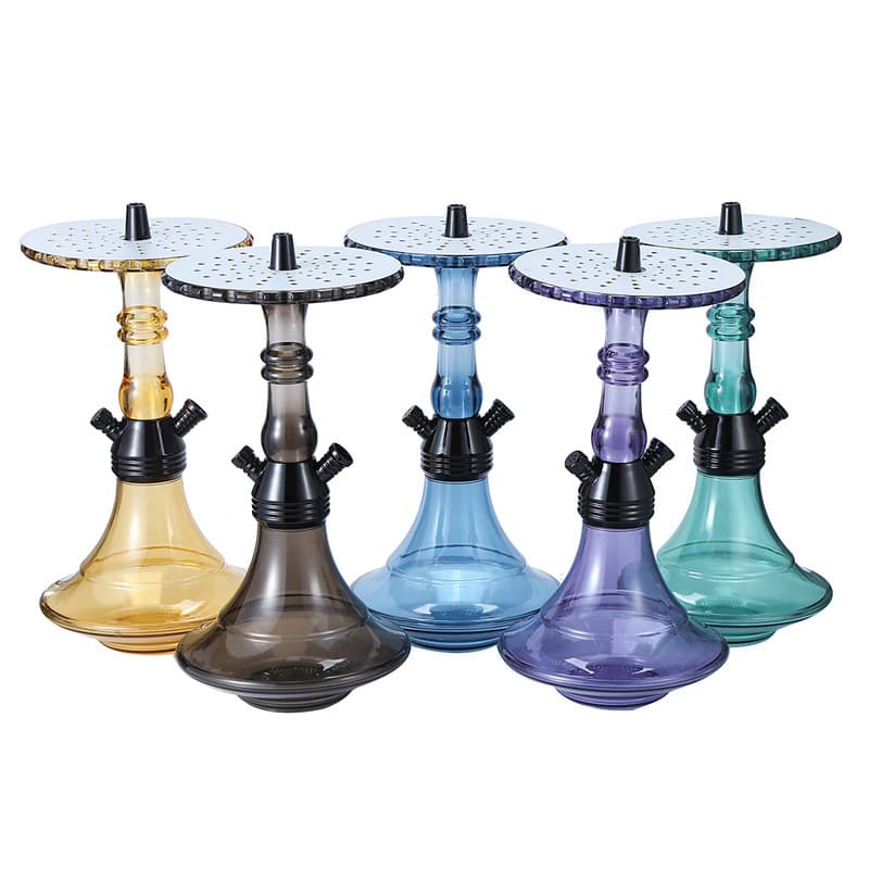 Cross-border supply hookah, high-end LED hookah, Jordan portable hookah, stock acrylic hookah