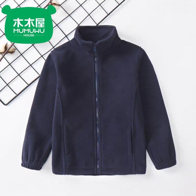 Children's Fleece Spring Jacket for Winter Layering, Elementary School Boys' Uniform Essential, Windbreaker Liner Fleece Top