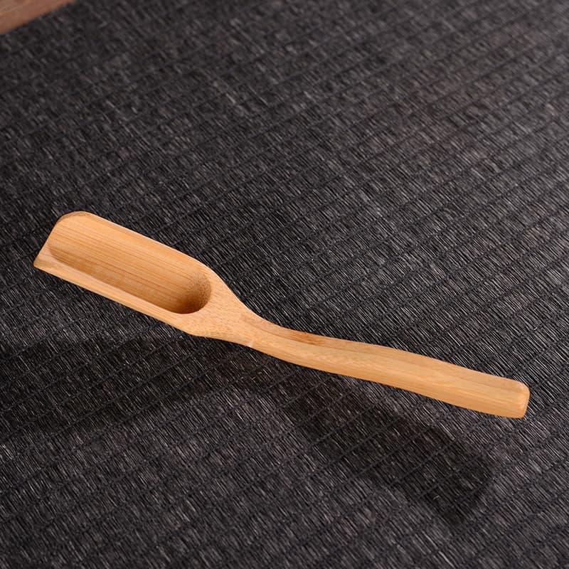 Solid Wood and Moso Bamboo Tea Scoop, Bamboo Tea Spoon, Gongfu Tea Set Six Gentlemen, Tea Ceremony Parts with Custom Logo Wholesale