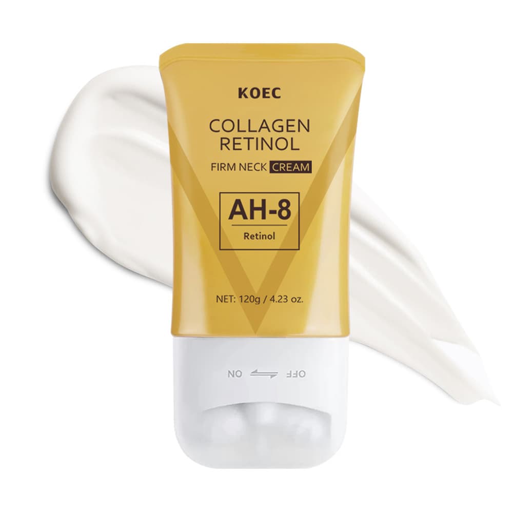KOEC Collagen Roller Neck Cream AH-8 Neck Care Cream Retinol Moisturizing Neck Cream Cross-border Hot Selling Wholesale