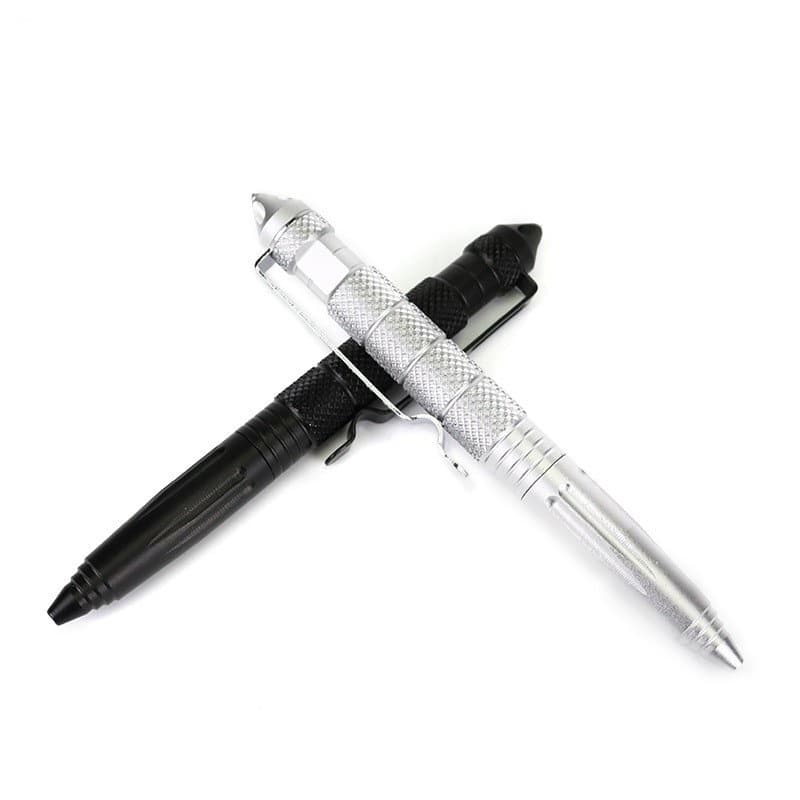 B2 Self-Defense Pen Glass Breaker Pen Tungsten Steel Tip Tactical Pen Multi-Function Survival Signing Pen Outdoor Portable Protection Pen