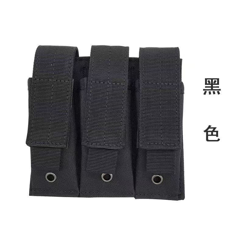 Tactical Triple Magazine Pouch Multi-Purpose Attachment Pouch Molle Tactical Vest Accessory Pouch Ammo Storage