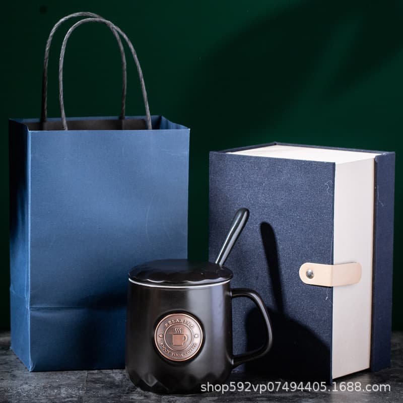 Creative copper cup, ceramic cup, mug, coffee cup, water cup can be printed with LOGO advertising