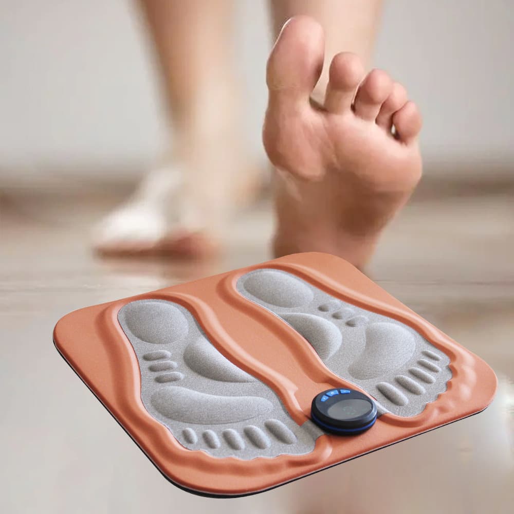 Smart EMS household foot sole mat pulse meridian foot pad microcurrent foot sole massager acupoint foot therapy machine
