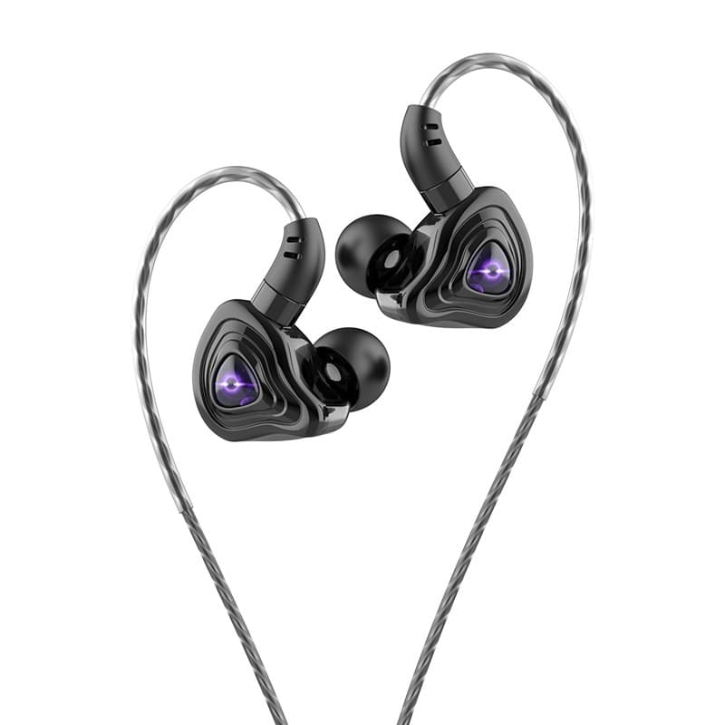 New Dual-Plug Gaming Earbuds USB Wired In-Ear Headset with Mic for PUBG, Sound Positioning