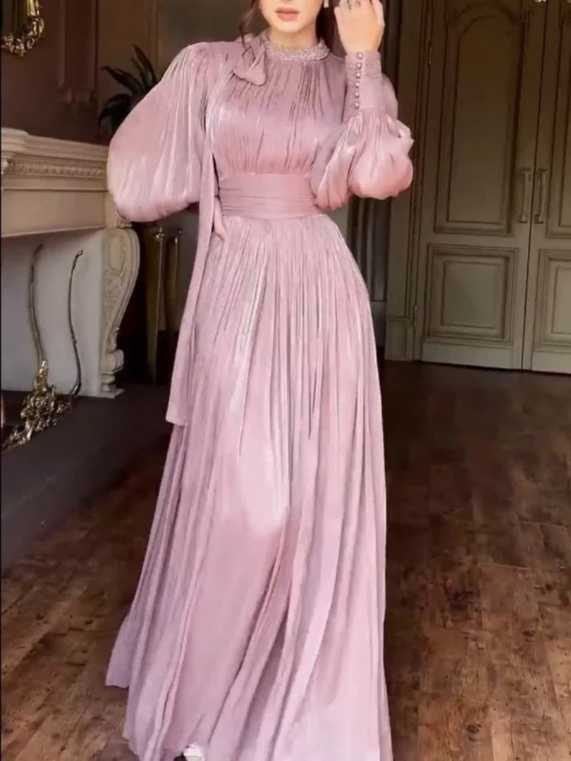 2024 Autumn/Winter New Cross-border Women's Dress eBay Rhinestone Gown Full Skirt Evening Dress