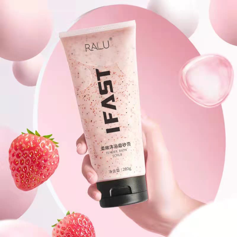 IFAST Brightening Body Scrub with VC for Hydration, Radiance, and Elasticity, Nicotinamide Body Lotion for Women