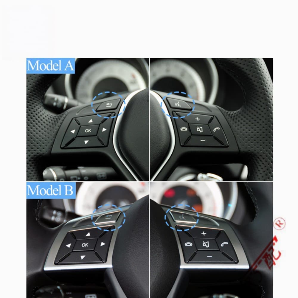 Steering Wheel Button Menu Control Switch Cover 2185400162 1725400262 for Mercedes-Benz C and GLK