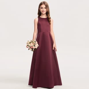 Children's Choir Piano Performance Dress, Elementary School Student Piano Recital Music Group Choir Dress, Girls Satin New