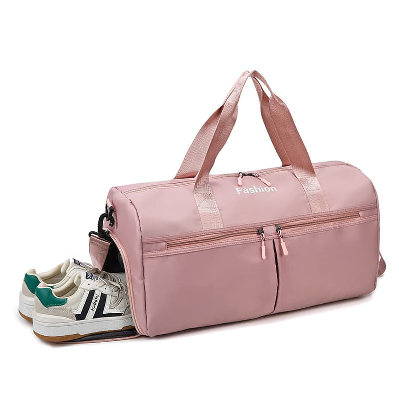 Sports fitness bag for women, wet and dry separation, swimming storage bag, large capacity, independent shoe compartment, yoga bag, portable storage bag