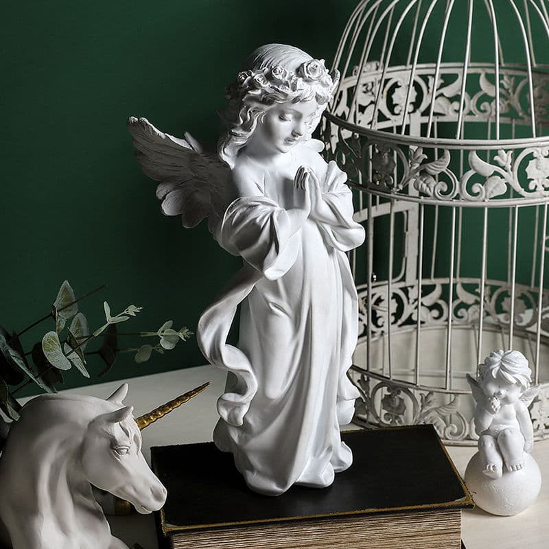 Nordic creative characters entrance angel ornaments sculpture living room desktop decoration crafts ornaments gifts