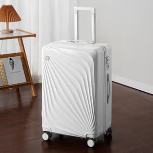 Large Capacity Fashionable Durable Suitcase with Zipper, Trolley, Password Lock, and Universal Wheels for Men and Women Students Travel
