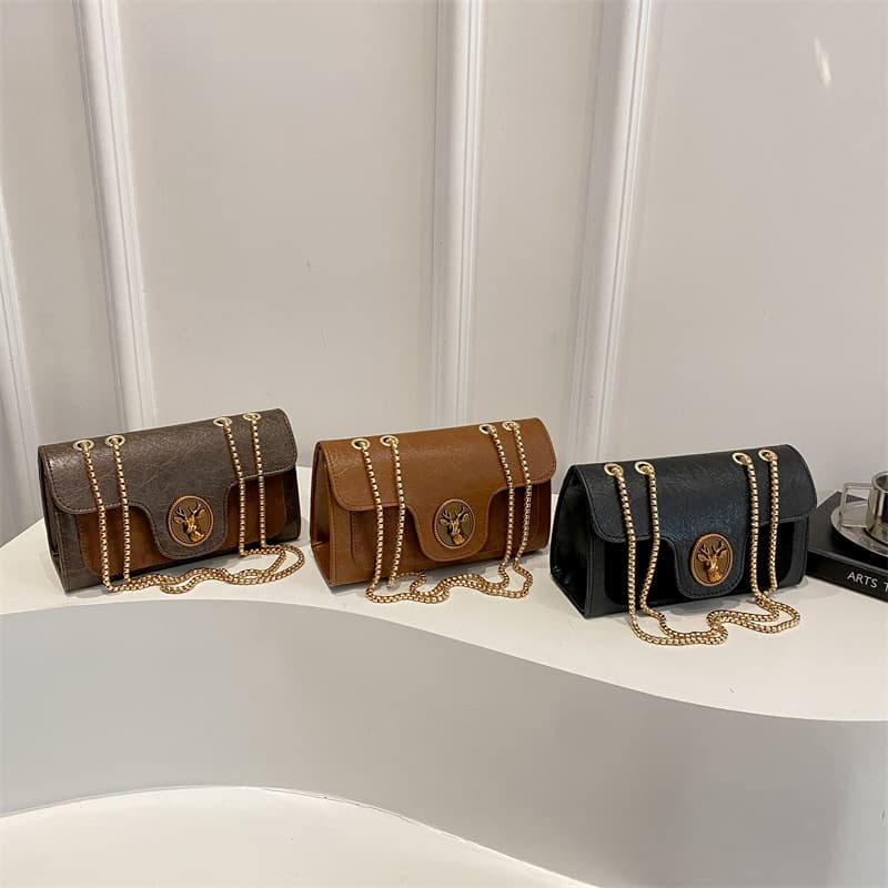 New Fashion Diamond Quilted Lock Clasp Mini Square Bag, Niche Luxury Versatile Women's Bag, Casual Simple Premium Texture Shoulder Bag
