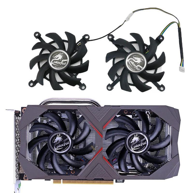 Fan for Colorful GTX1650 1660 1660ti 2060 Net Race Esports