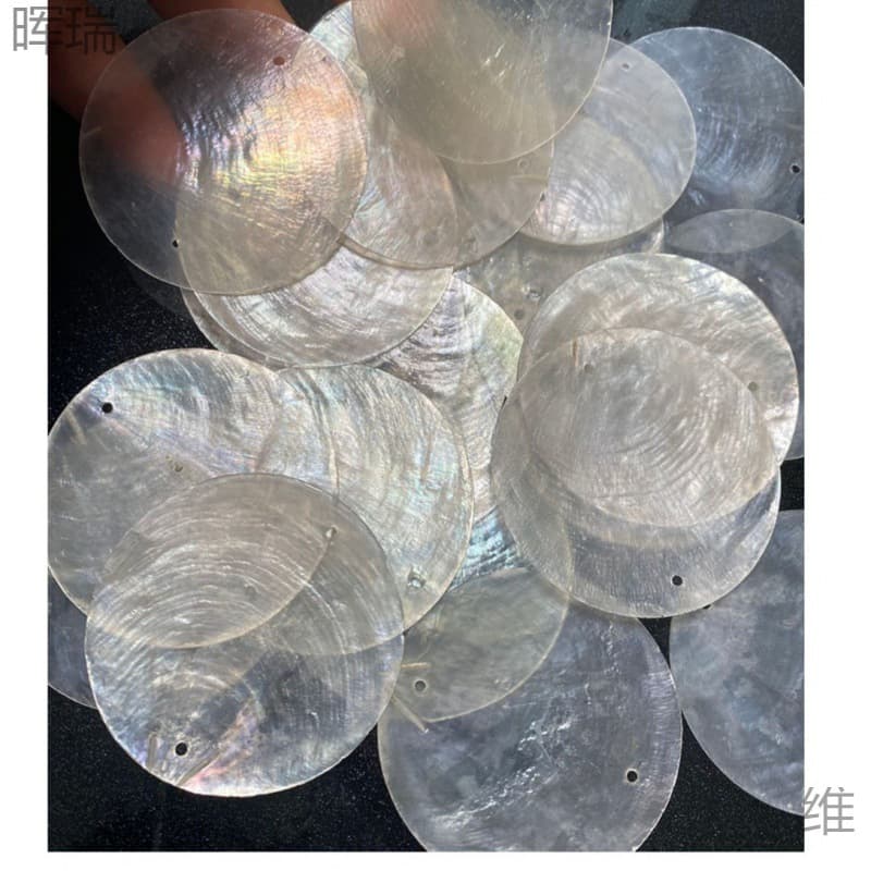 Mica flakes natural shells shells wind chimes decorative flakes lamps mirror shells wedding discs painting accessories