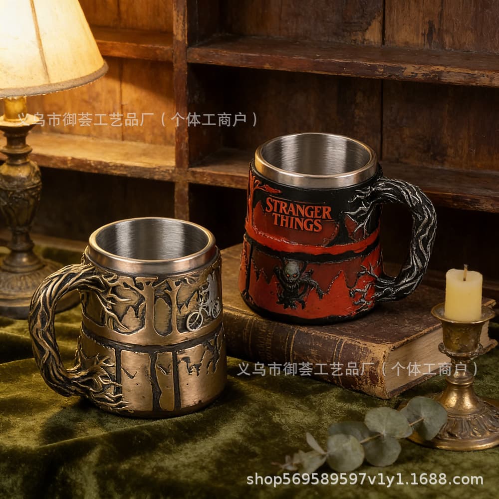Cross-border Stranger Things Coffee Mugs Resin Mug Stranger Things Coffee Cup Water Cup
