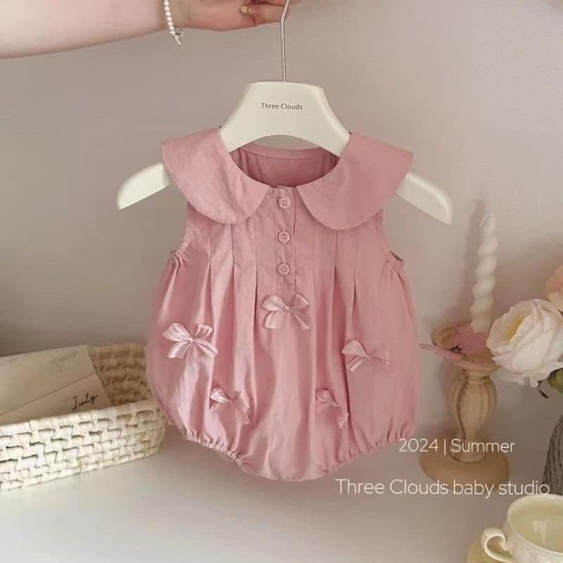 Sweet Pink Princess Baby Romper Summer Clothes Infant Bodysuit Comfortable Cotton Baby Clothes Newborn Baby Girl Outfit