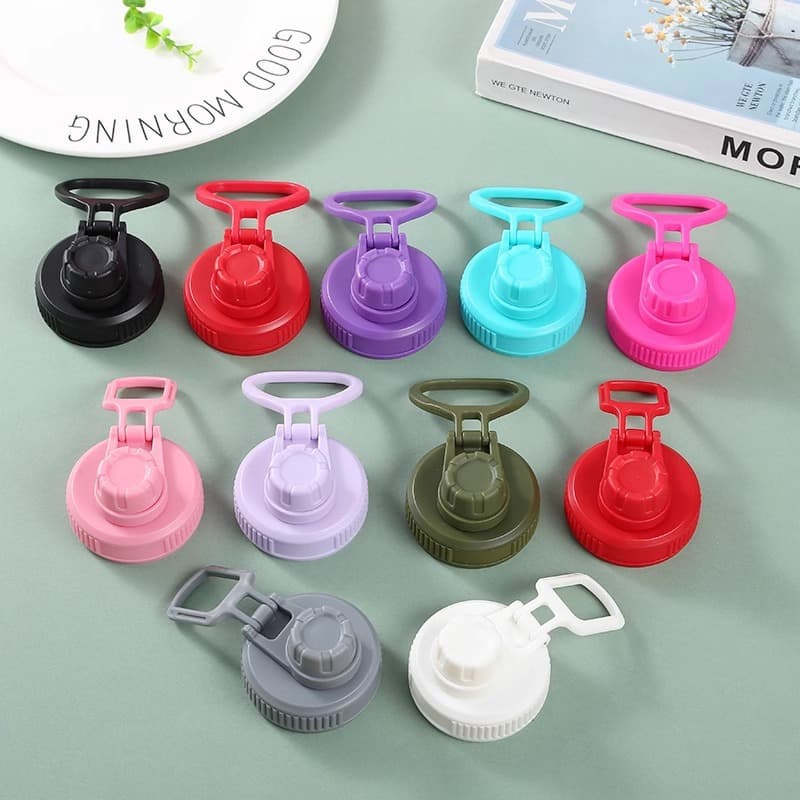 Direct manufacturer insulated cup plastic lids, new 1/2/3-finger grip universal diameter leak-proof covers