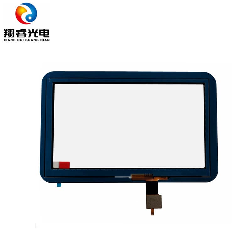 8.0-inch capacitive touchscreen PG structure with sensor cover and lens, customized by Xiangrui.