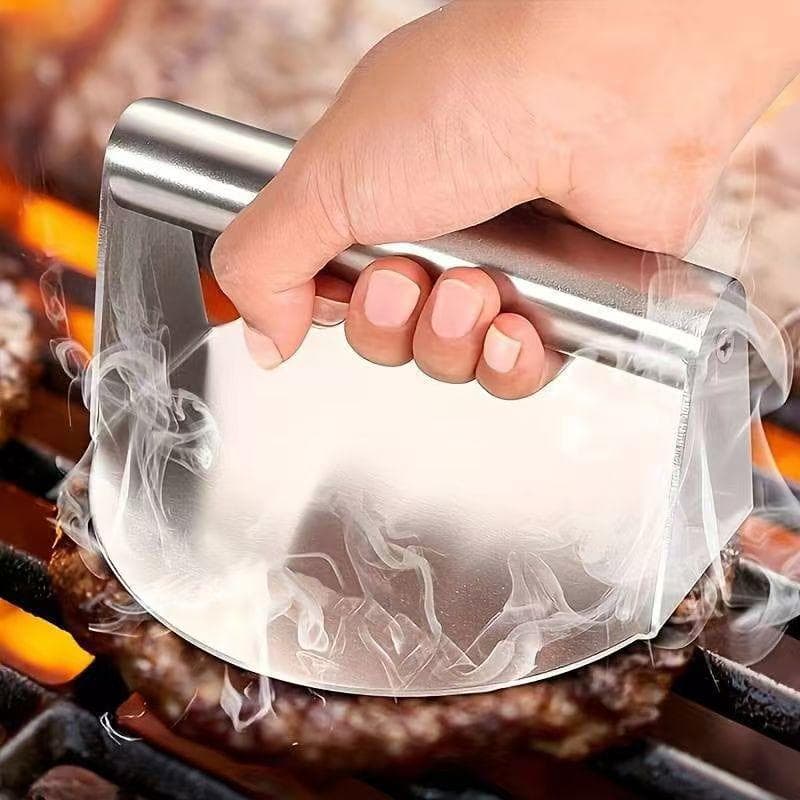 Household pressure plate stainless steel pie press iron plate squid commercial pressure surface round hand-pressed meat patty hand-grabbed patty burger style