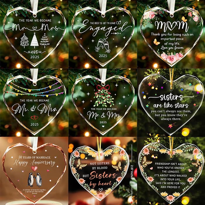 Cross-Border 2025 Acrylic Flat Couple Wedding Decorations Wishing Newlyweds a Beautiful Marriage Journey Gift