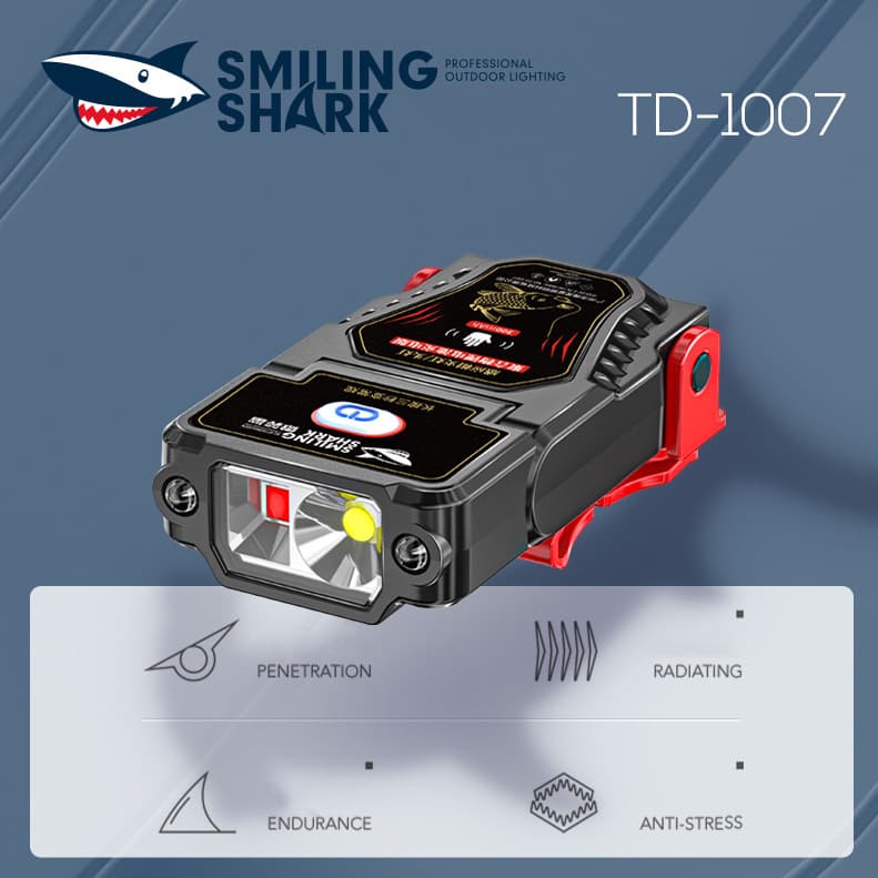 Special Sensor Cap Clamp Lamp for Outdoor Night Fishing