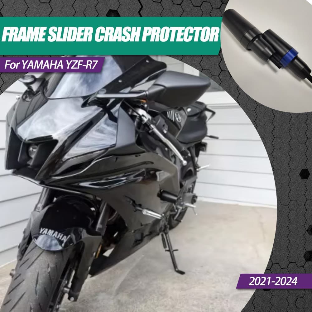 Compatible with Yamaha YZF-R7 2021-2022 Frame Slider Crash Protector Protection Bar