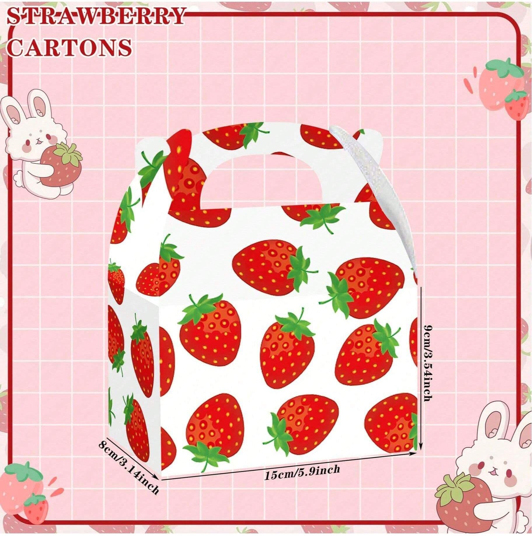 Cross-border creative strawberry box holiday gift box high-value holiday party gift box high-end box jewelry wholesale