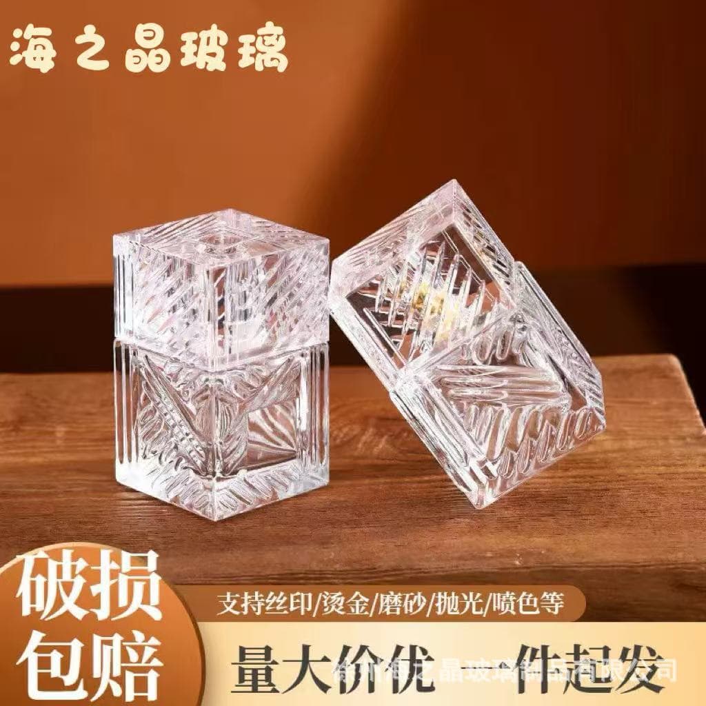 15mm Crimp Perfume Glass Bottle with Sprayer, 100ml Clear Glass Empty Bottle
