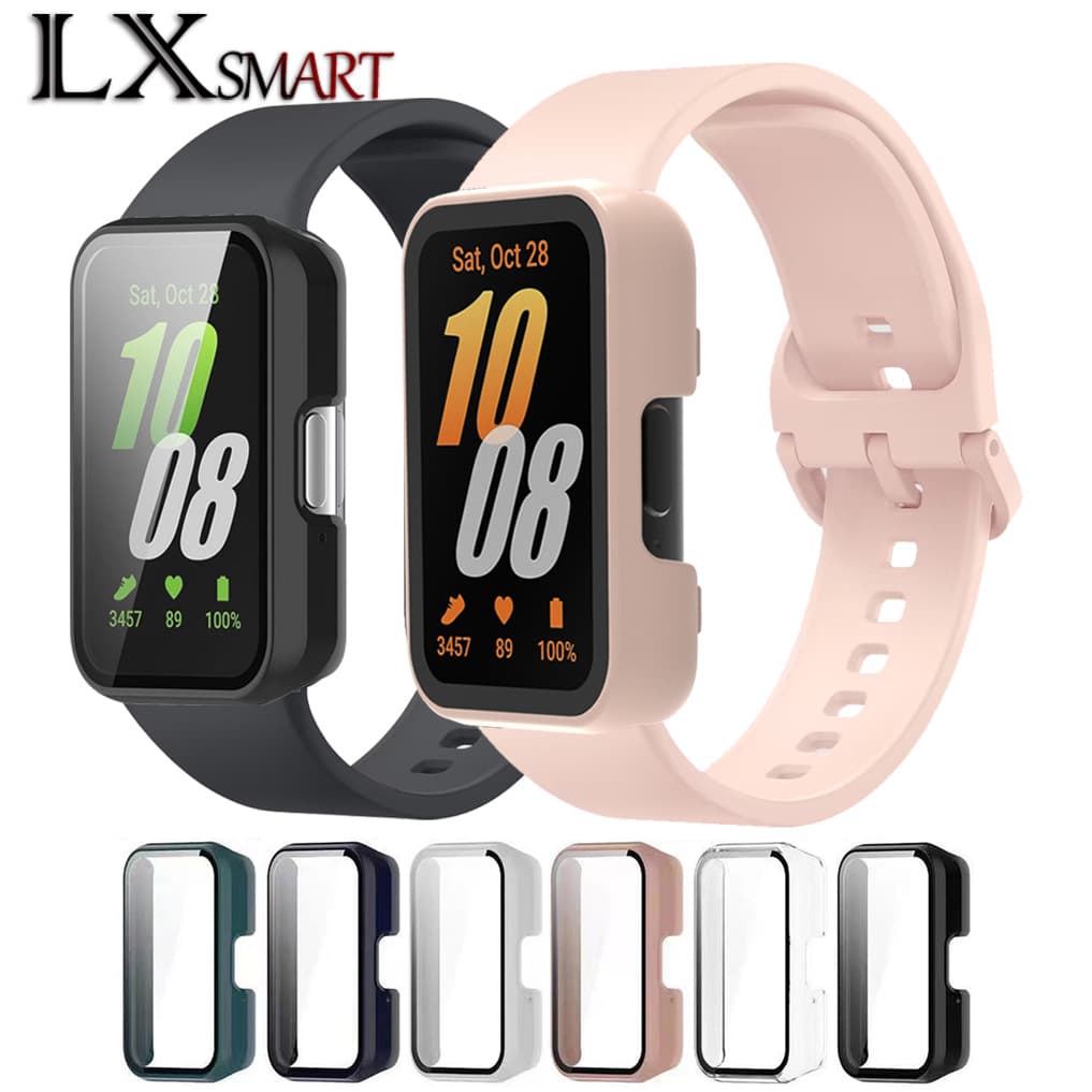 Compatible with Samsung Galaxy Fit3 PC + hardened film integrated protective case SM-R390 shell
