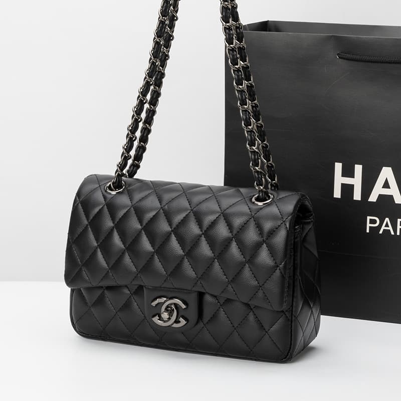 Chanel Women's Bag CF Classic Quilted Pattern Versatile Genuine Leather Crossbody Bag Chanel-Style Luxury Designer Women's Bag