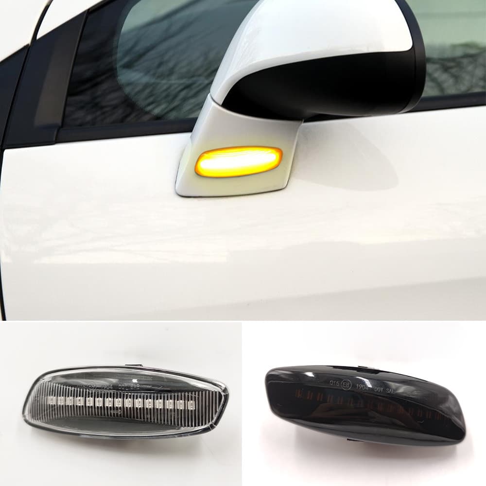 Compatible with Peugeot 207/308 Citroen C3/C4 Fender Turn Signal LED Sequential Side Light