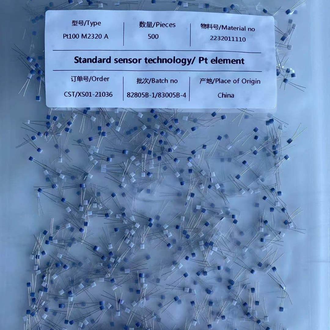 Domestic High Precision PT100 Thermal Resistance Chip Class A Temperature Sensor Platinum Resistance Thin Film Temperature Measuring Chip Class B