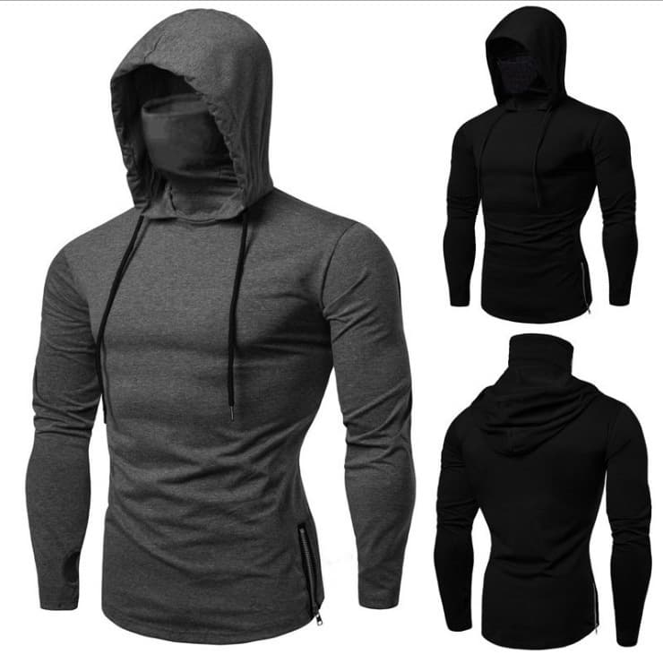 Cross-border new fitness wear men's peripheral sweatshirt hooded long-sleeved T-shirt Call of Duty European and American men's sweatshirt no