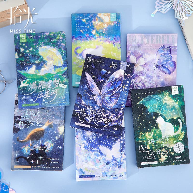New Postcard Series by Shiguang: Time Paradox Series, 30 Pieces of Ins-Inspired Artistic and Aesthetic Greeting Cards for Wall Decoration
