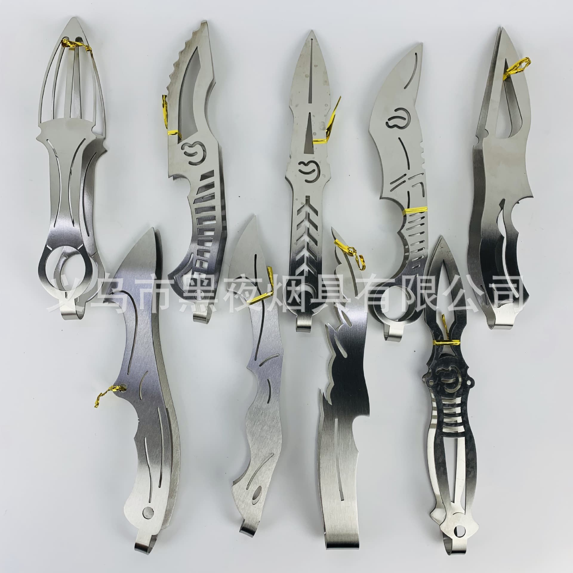Factory Direct Hookah Accessories Metal Wing Hookah Clip Silver Carbon Clip BBQ Clip for Export