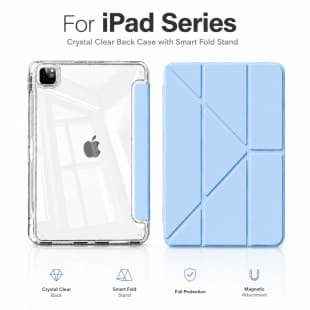 Compatible iPad Case Cover for 11/13 inch Acrylic Anti-Bend Tablet Shell