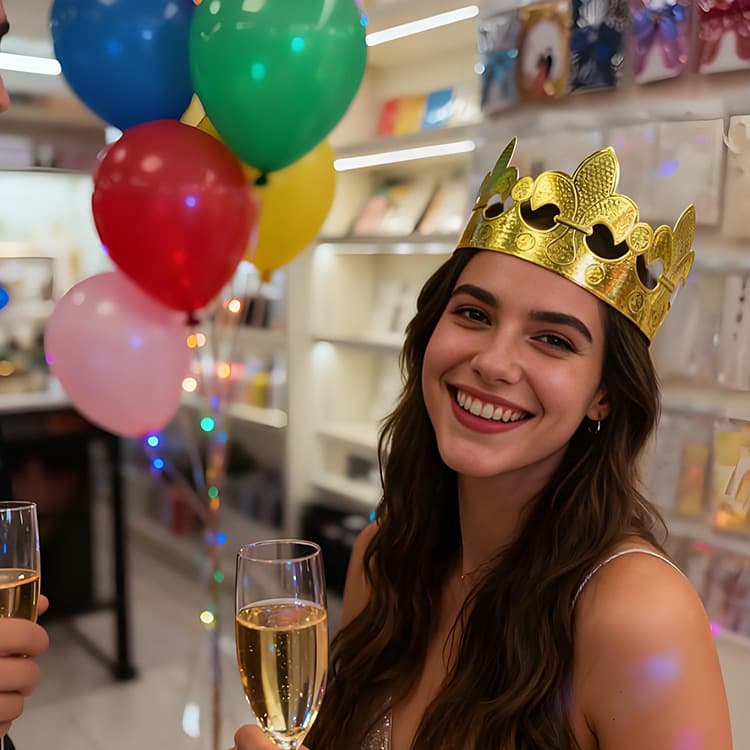 European and American men's king crown tiara crown prince retro palace crown performance props birthday party paper hat