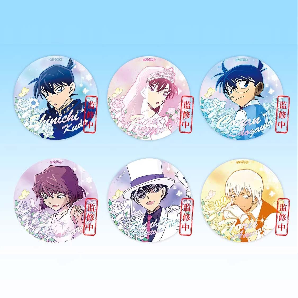 Officially Licensed LOFTER Detective Conan Dreamscape Phantom Thief Kid Edogawa Badge Pin Merchandise Wholesale