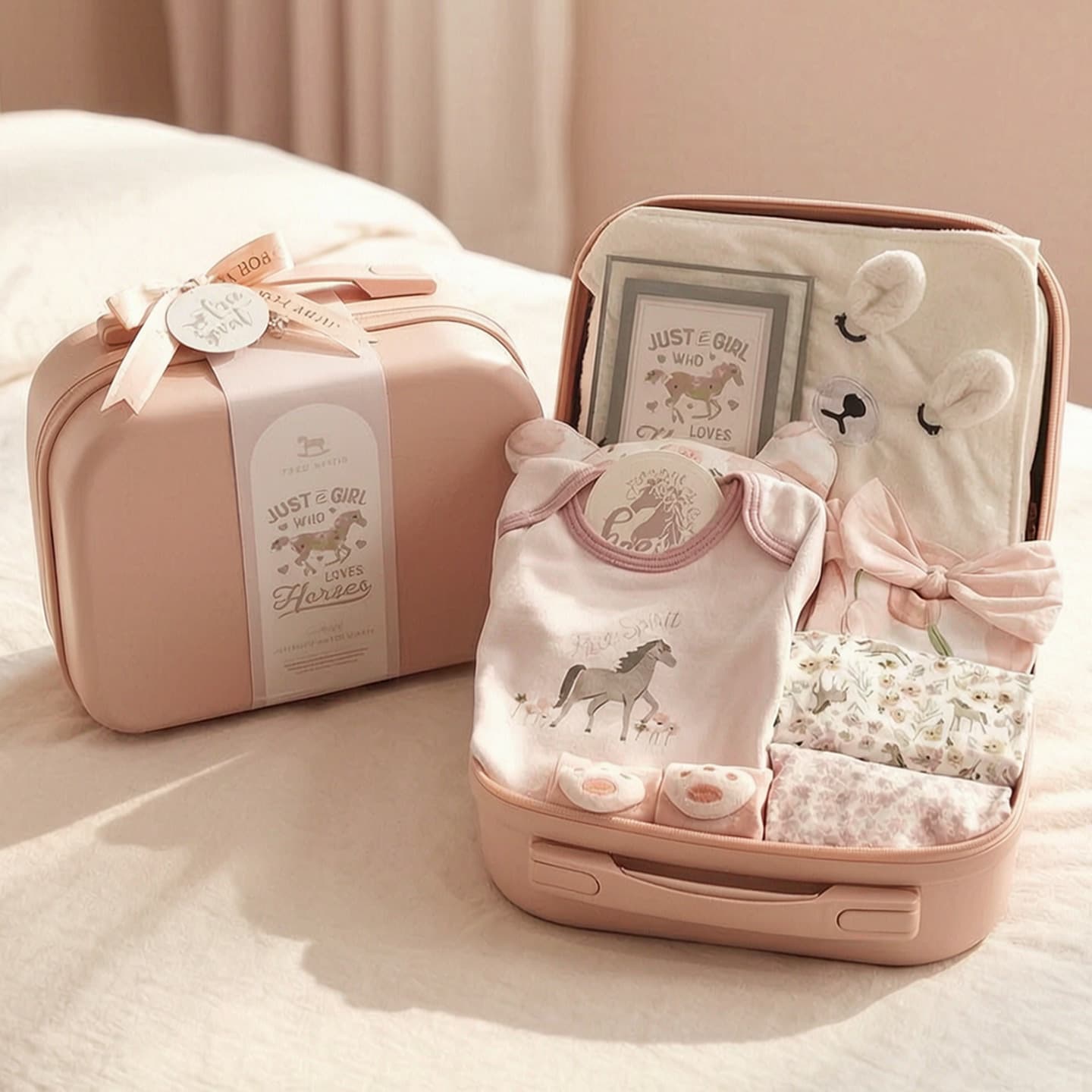 Newborn Baby Gift Set 2026 Year of the Horse Baby Newborn Gift Premium Cotton Class A Set