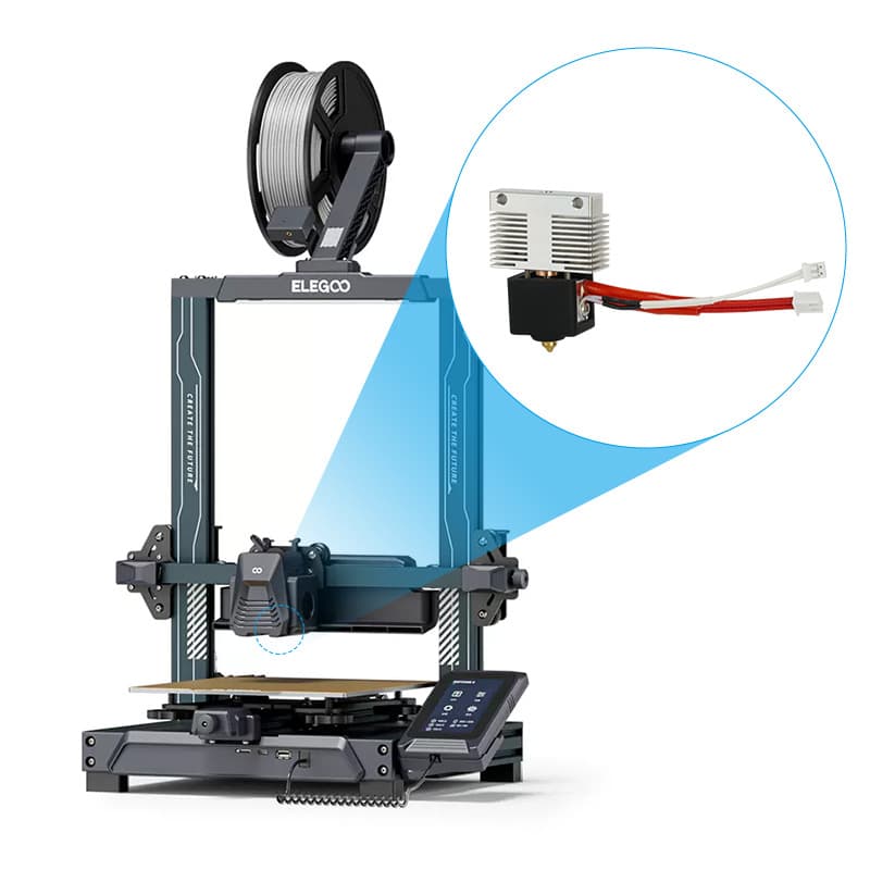 3D Printer Accessories Elegoo Neptune 4/4 Pro/Plus Extruder Hotend Print Head Kit