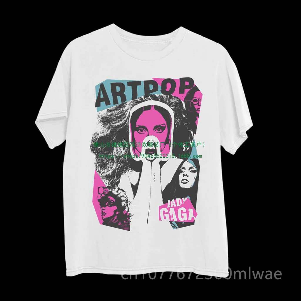 Ladygaga Artpop 10 Years T-Shirt High Quality Street Wear