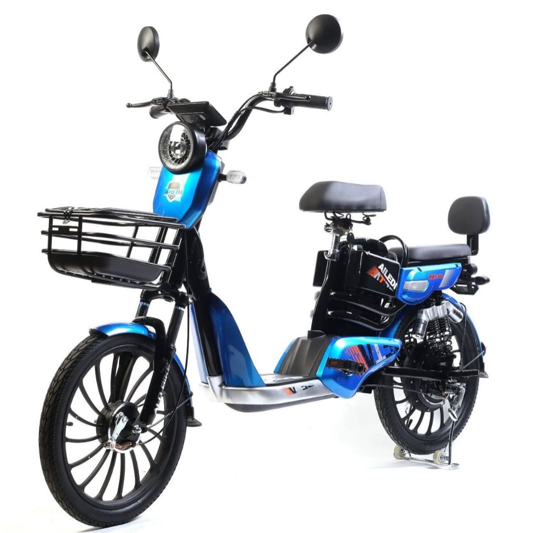 New Adult Electric Scooter Cross-Border Export Commuter Dual-Person Assisted Lightweight Men's 48V Two-Wheeled E-Bike