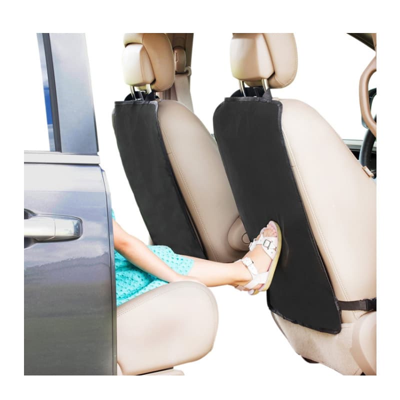 Source Factory Car Rear Seat Kick Mats, Vehicle Rear Seat Protection Pad, Car Dirt and Waterproof Storage